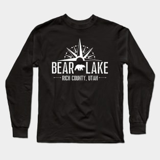 Bear Lake Utah Mountain Skiing Hiking Fishing Boating Long Sleeve T-Shirt